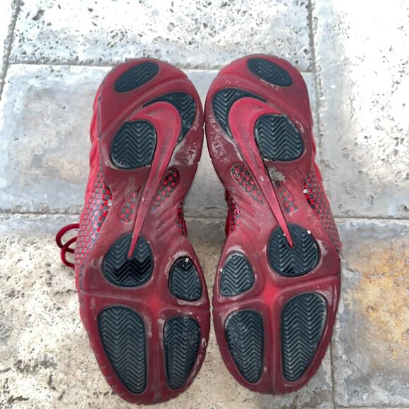 Nike Air Foamposite Pro Gym Red Size 12.5 - Picture 6 of 8